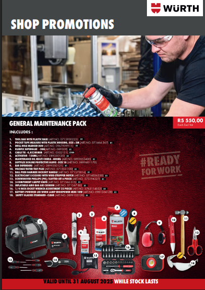 Maintenance Pack