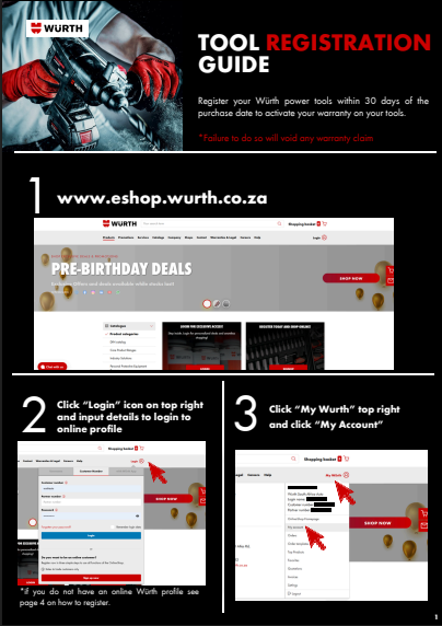 Tools Warranty Registration Guide